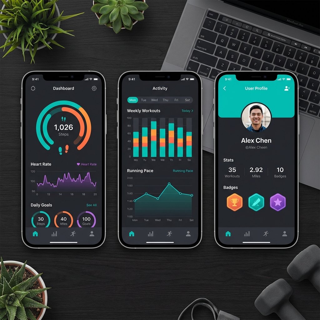 Fitness App Mobile UI